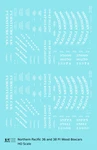 K4 Ho Scale Decals Northern Pacific 36 Ft Wood Boxcar White. Fixed Price $8.15.