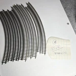 Rklin Z Gauge 8520 Curve Track Metal Plastic Black Silver 1:220. Fixed Price $90.00.