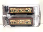 Micro-trains *set Of 2* Ringling Bros. Billboard Car #1 Scale 047 00 401. Fixed Price $34.98.