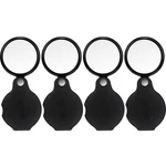 Hestya 4 Pack 10X Mini Magnifying Glass Folding Pocket Magnifier Black. Fixed Price $17.99.
