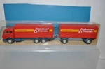 Wiking 430/18A Mb "rosbacher Brunnen/gloria" Truck & Tarp Trailer - New Box. Fixed Price $12.79.