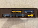 Marklin 8106 Dcc Chessie F7 Locomotive And Freight Set Z Scale. Fixed Price $245.00.