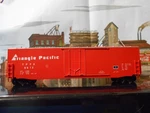 Ho Scale Train Mckean Models #1004 Triangle Pacific 50' Box Car Tpfx #5512 Ob. Fixed Price $9.99.