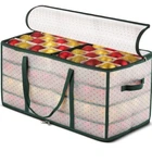 Zober Christmas Storage Box - Stores 128 W/ Sided Zipper. Fixed Price $25.97.