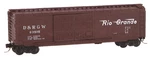 Micro Trains Ps 50' Double Door Boxcar Rio Grande D&rgw #63505 034 00 060. Fixed Price $22.30.