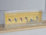 Preiser 8512 Z Scale Hand Painted People Construction Workers Figures Nib. Fixed Price $14.20.