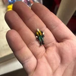 Vintage 1998 Small Soldiers Major Chip Hazard Micro Figure. Fixed Price $12.00.