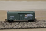 Micro Trains British Columbia 40' Standard Box Car Z Scale 502 00 161-1. Fixed Price $21.44.