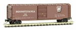 New Z Mtl #50500361 50' Single Door Boxcar Pennsylvania Rr #83030. Fixed Price $22.82.