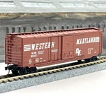 Micro-trains Scale 33070 Western Maryland 50FT Combo Door Std Boxcar Wm 35007. Fixed Price $16.99.