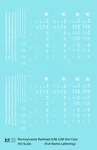 K4 Ho Scale Decals Pennsylvania Railroad G38 G39 Ore Car White Full Name. Fixed Price $8.15.