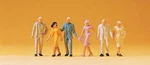 Preiser 14134 Ho Scale Pedestrians Passers-by PKG(6). Fixed Price $15.99.