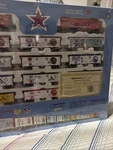 Mantua 30TH Anniversary Nfl Super Bowl Express Ho Diesel Train Set Coa 2661/4000. Fixed Price $57.50.