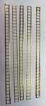 N Scale Ladders 3.25"L X 0.146"W Pcs. Etched Brass Usa Raised Treads. Fixed Price $7.99.