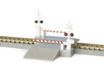 Z Scale Rokuhan S045-2 Railroad Crossing Set (us Type) Model Miniature. Fixed Price $80.00.