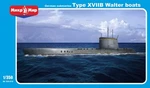 Mikro Mir 350-018 German Submarine U-boat Type Xviib 1/350 Scale. Fixed Price $17.98.