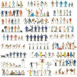Finely Hand-painted Ho Scale Figure Sets Merten. Fixed Price $20.34.
