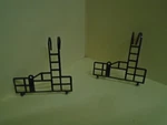 2 Original American Flyer Scale #XA14593 Bay Window Caboose End Fences Mint. Fixed Price $14.99.