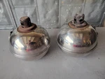 Set 2 Stork 500-038 Stainless Steel Smudge Pots Train Highway Flare Torch L/n. Fixed Price $79.95.