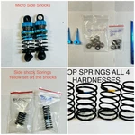Pair Of Exotek F1 Ultra Alloy Micro Shocks + Caster Doodle Ride Height Gauge. Fixed Price $67.75.
