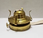 Mason Jar #2 Oil Lamp Burner Weathered Brass Finish With Wick New 30286WJB. Fixed Price $14.50.