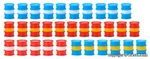 32 Oil Drums Shell, Aral And Esso Gauge Kibri 37386. Fixed Price $41.94.
