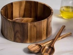 Extra Large Salad Bowl With Servers - 328C3. Fixed Price $92.57.
