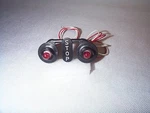 Lionel 154 Highway Flasher Target Black W/ Scale Bulbs. Lamp Sockets, Leads Nos. Fixed Price $9.99.