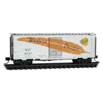 Micro Trains Scale Western Pacific "feather" 40' Box Car #19537 02000487. Fixed Price $26.74.