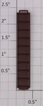 Lionel 16253-54 Brown Santa Fe Auto Carrier Ladder (12). Fixed Price $8.40.