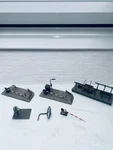 Vintage Kibri Train Station Platform Crossing Stop Pole Lot Model Germany Toys. Fixed Price $20.00.