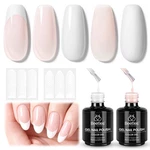 Gel Polish Set French Tip White Nude Pink Soak Off Uv Led Beetles Nail Styles. Fixed Price $20.00.