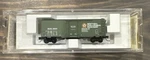 Z Scale 14916-2 Micro Trains 40' Standard Box Car British Columbia Railway #8004. Fixed Price $16.50.