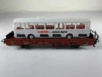 Marklin Ho 4714, Stake Car With Mercedes Bus, Ob. Fixed Price $16.50.