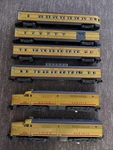 American Flyer Union Pacific Passenger Set 8106, 8107. 8904, 8905, 8906 And 8907. Fixed Price $500.00.