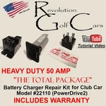 Hd Battery Charger Repair / Rebuild Kit POWERDRIVE2 Warranty For Club Car. Fixed Price $35.00.