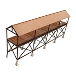 Scale 17" Icing Platform Extension Kit 1:48 Wood Structure. Fixed Price $45.00.