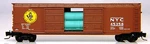 New Z Mtl #50600162 50' Double Door Boxcar Nyc #45358. Fixed Price $22.99.