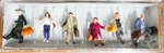 Preiser Ho #10327 Passengers -- Hurrying W/bags (hand Painted) 1:87TH Scale. Fixed Price $23.39.