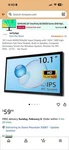 10.1-INCH Hdmi/vga/av Input Display With 1024 * 600 High-definition Full View.... Fixed Price $50.00.