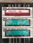 Proto 1000 Ho Scale 3-60'THRALL Box Cars Lunx #4315 Tcax #30030-30033 Nib. Fixed Price $54.99.