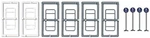 Ho Scale Accessories - 7095 Bike Path. Fixed Price $10.97.