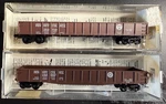 Scale Micro-trains Pennsylvania Gondolas 48010 #352719 46070 #342652 Mint. Fixed Price $15.95.