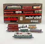 Z Scale Marklin 81860 E-locomotive And Freight Car Set Custom Wood Case. Fixed Price $324.99.