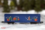 Christmas Usa-style Box Car From 81846 Set Z Scale Gauge Marklin. Fixed Price $18.95.