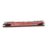 Micro-trains Mtl Z-scale Gunderson Well Car Burlington Northern #64306B. Fixed Price $27.90.