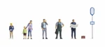 Noch Bus Stop Figures 15246 Ho Scale. Fixed Price $19.00.