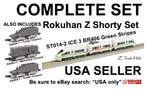 Rokuhan Z Shorty ICE3 Euro Train Set ST014-2 SA002-1 SA004-1 Us Dealer. Fixed Price $86.99.