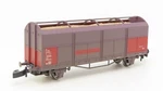 Z-scale Wood Chips Car Norwegian Railroad Nsb Flisvogn Freudenreich (AB)-2. Fixed Price $149.00.