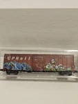 Micro-trains 02744380 Canadian Pacific / Soo Weathered 50' Rib Side Boxcar. Fixed Price $38.00.